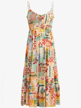 Patrons of Peace NWT / Urban Outfitters Boho Floral Flowy Tiered Maxi Dress
